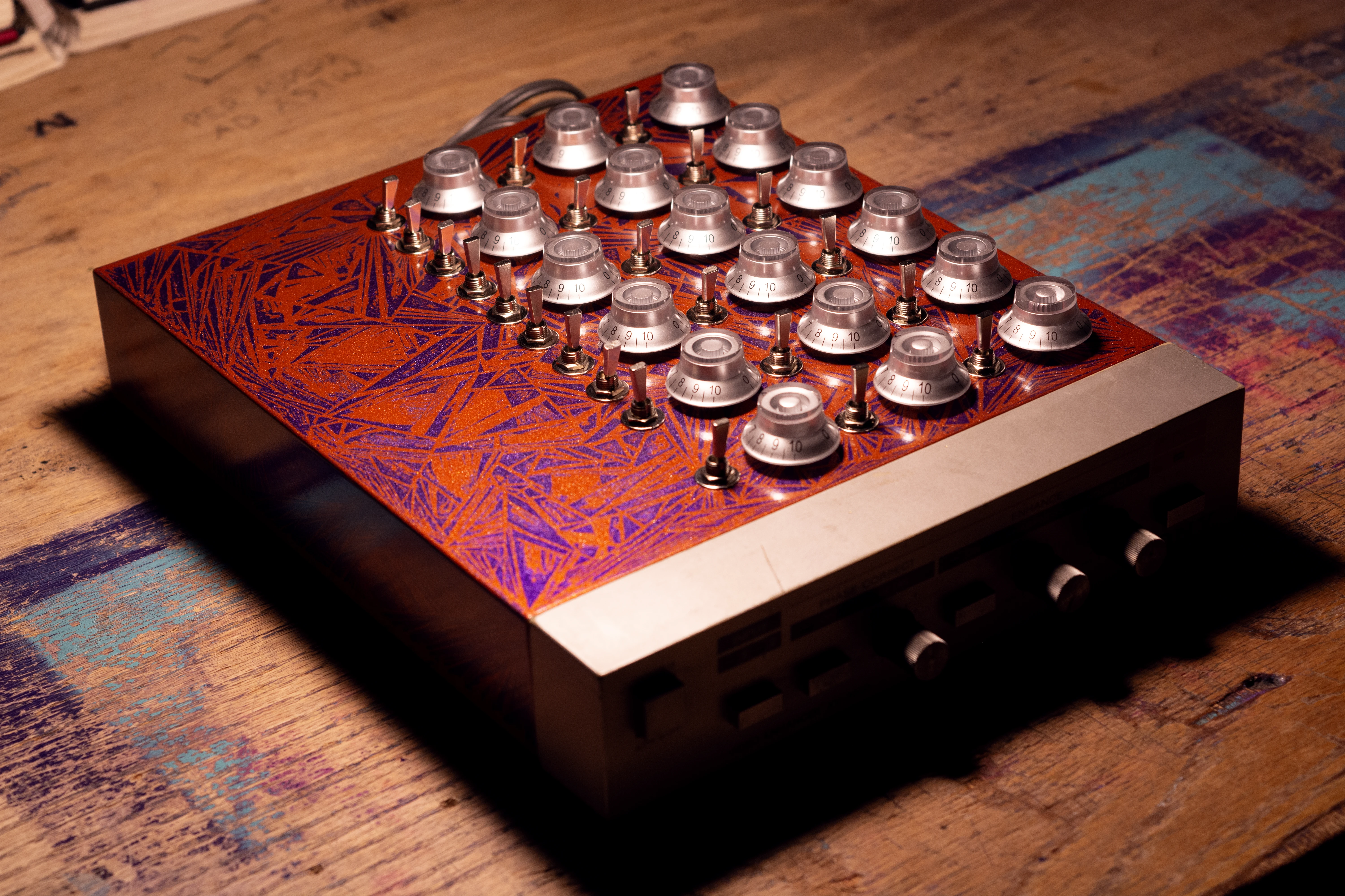 Feather Glider, a mid-tier circuit-bent analog video glitch processor with digital-esque microtexture